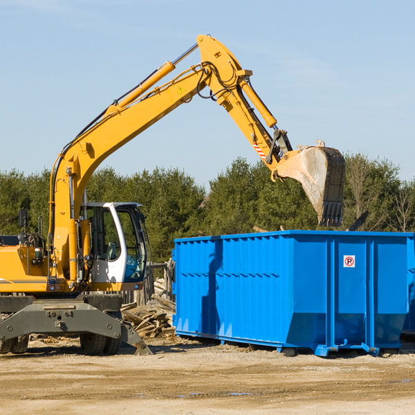 are there any restrictions on where a residential dumpster can be placed in Parkdale MO